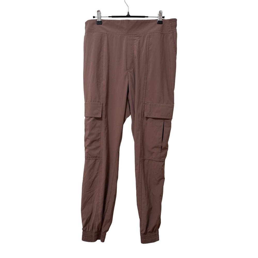 Athleta Womens Chelsea Utility Athletic Jogger Pants Size 8 Brown Athleisure Gym